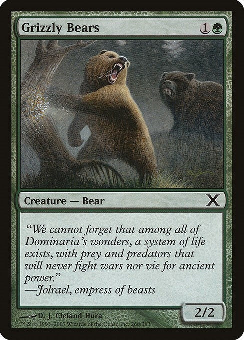 Grizzly Bears (268) (10th Edition)