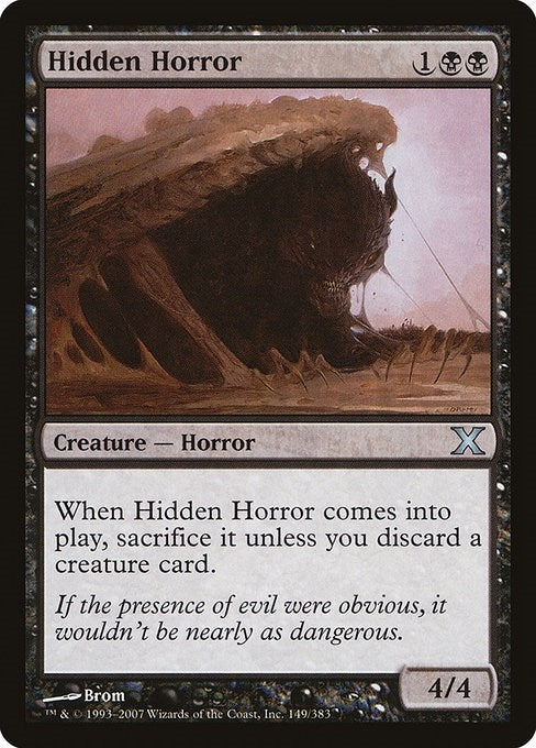 Hidden Horror (149) (10th Edition)