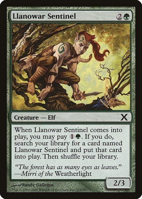 Llanowar Sentinel (275) (10th Edition)
