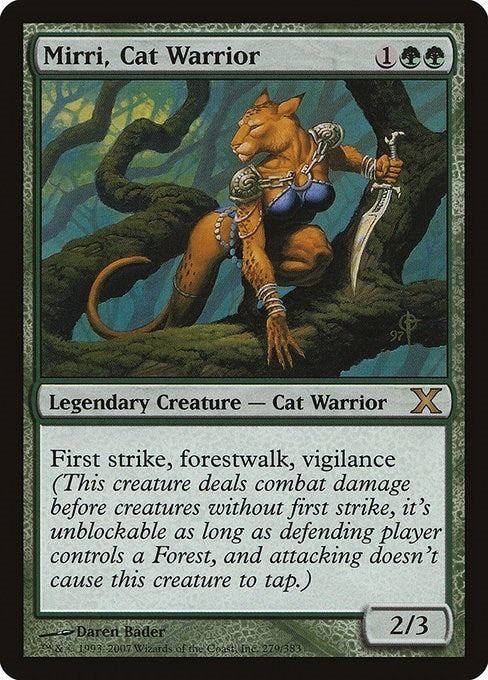 Mirri, Cat Warrior (279) (10th Edition)