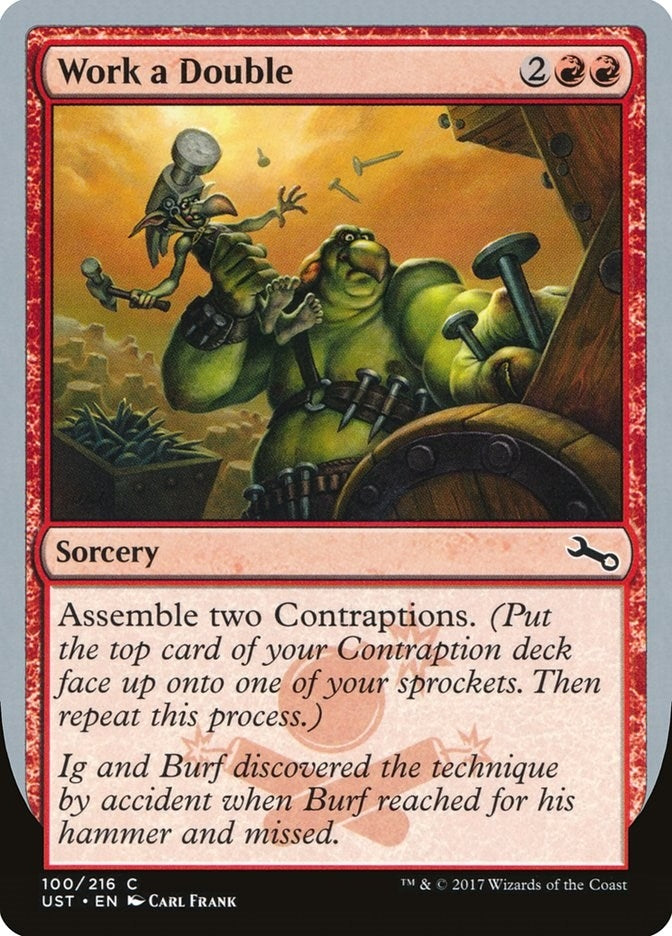 Image for Work a Double (100) - Magic: The Gathering