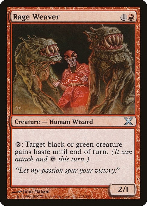 Rage Weaver (223) (10th Edition)