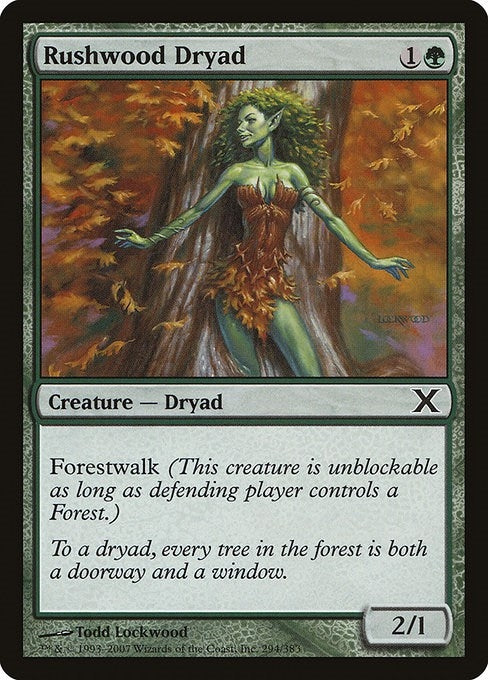 Rushwood Dryad (294) (10th Edition)