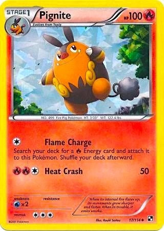 Image for Pignite - 17/114 (Cracked Ice Holo) (017/114) (Miscellaneous Cards & Products) - Pokemon