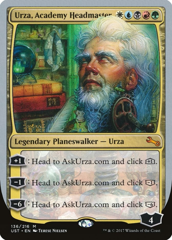 Image for Urza, Academy Headmaster (136) - Magic: The Gathering