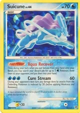 Image for Suicune - 19/132 (Cracked Ice Holo) (019/132) (Miscellaneous Cards & Products) - Pokemon