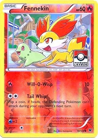 Image for Fennekin - 10/124 (Pokemon League) (010/124) (League & Championship Cards) - Pokemon