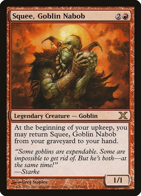 Squee, Goblin Nabob (239) (10th Edition)
