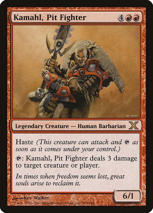 Kamahl, Pit Fighter (214) (10th Edition)