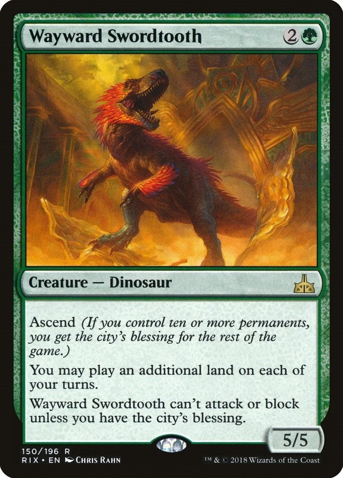 Image for Wayward Swordtooth (150) - Magic: The Gathering