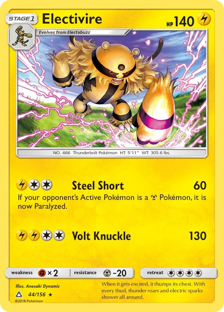 Image for Electivire (44/156) (SM - Ultra Prism) - Pokemon