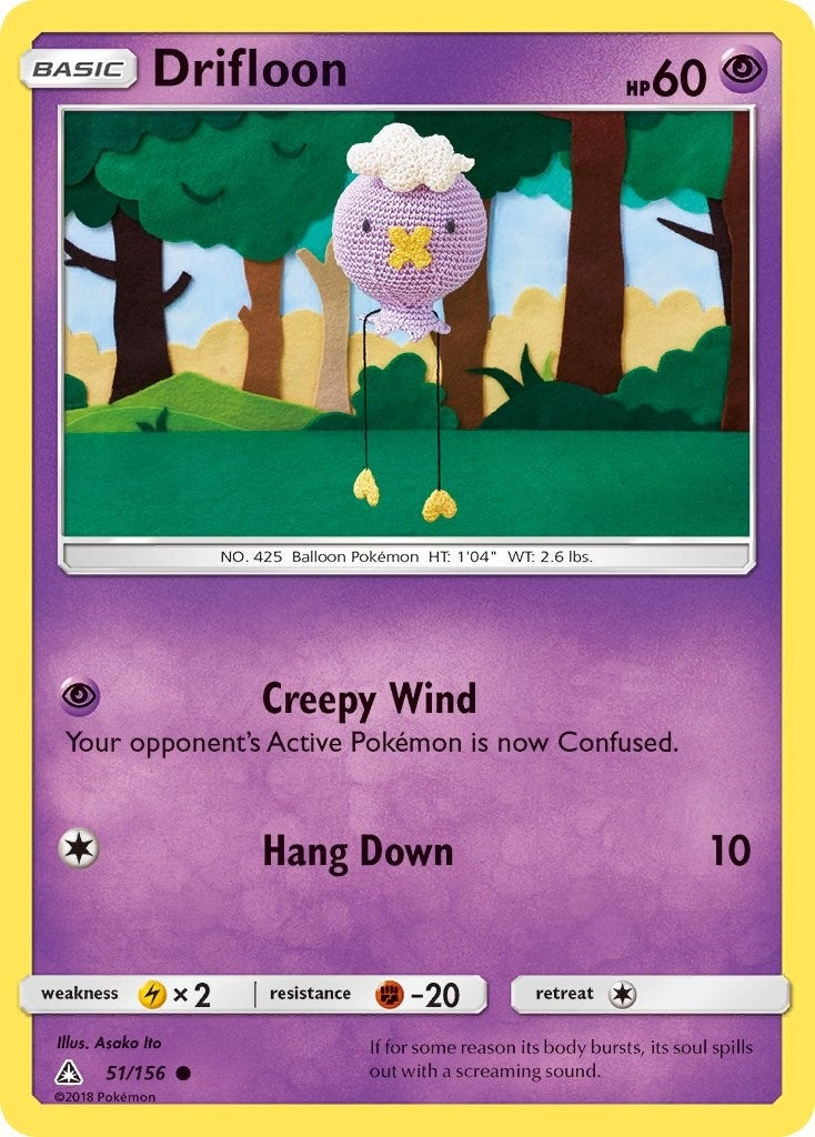 Image for Drifloon (51/156) (SM - Ultra Prism) - Pokemon