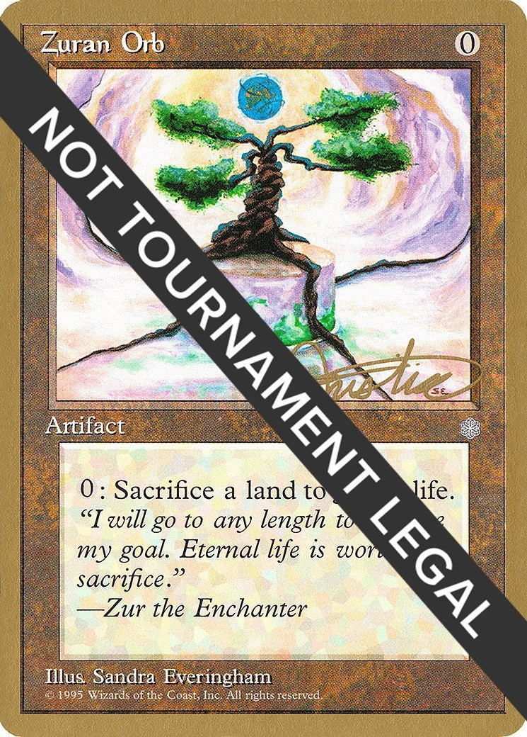 Image for Zuran Orb - 1996 Mark Justice (ICE) - Magic: The Gathering