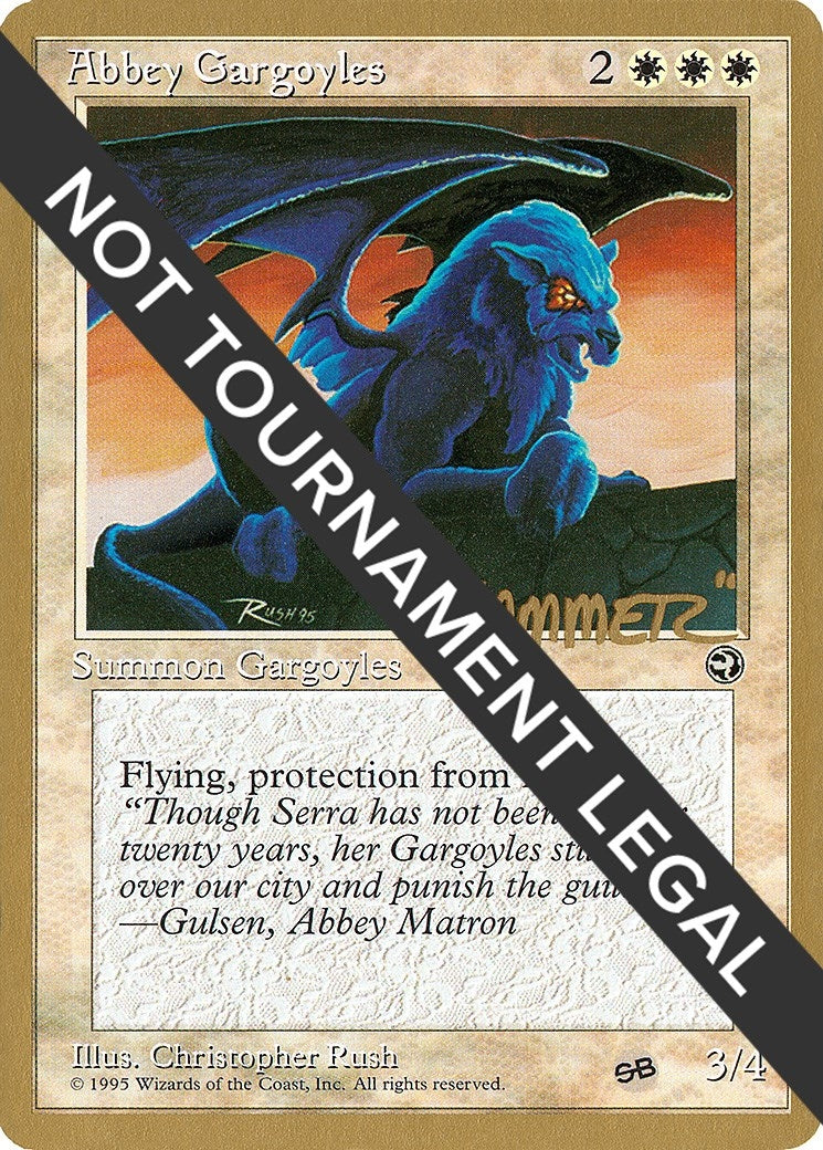 Abbey Gargoyles - 1996 Shawn "Hammer" Regnier (HML) (SB) (World Championship Decks)