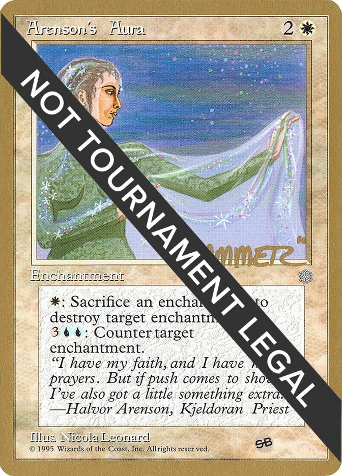 Arenson's Aura - 1996 Shawn "Hammer" Regnier (ICE) (SB) (World Championship Decks)