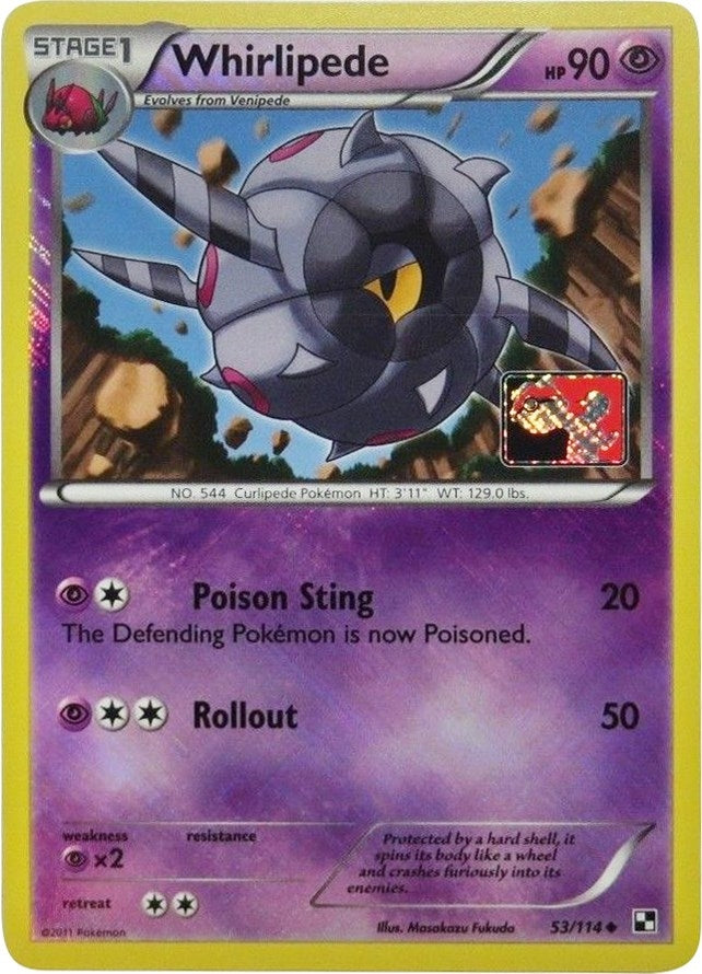 Image for Whirlipede - 53/114 (League Promo) (053/114) (League & Championship Cards) - Pokemon