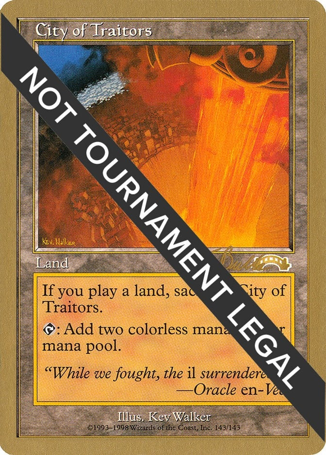 City of Traitors - 1999 Kai Budde (EXO) (World Championship Decks)