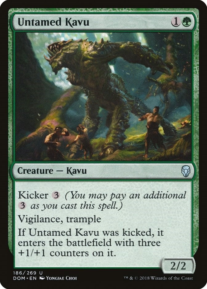 Image for Untamed Kavu (186) - Magic: The Gathering