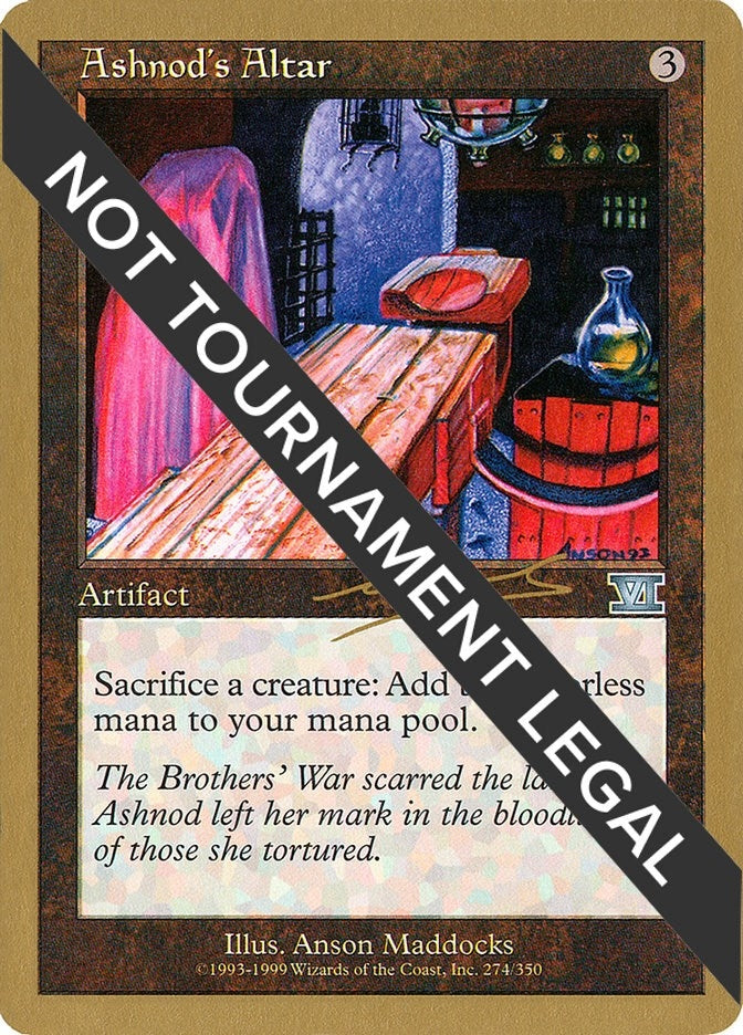Ashnod's Altar - 2000 Nicolas Labarre (6ED) (World Championship Decks)
