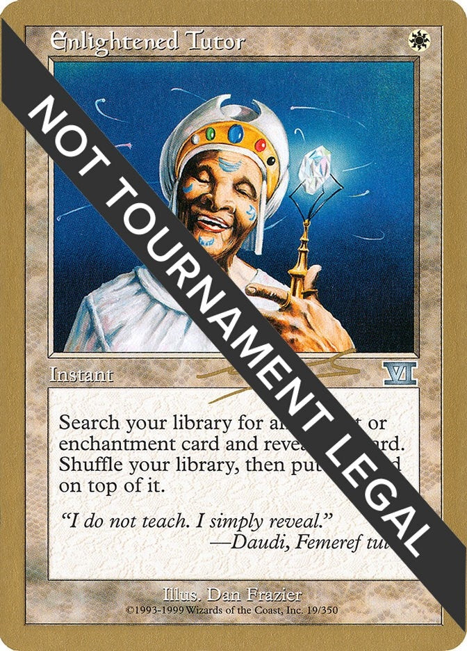 Enlightened Tutor - 2000 Nicolas Labarre (6ED) (World Championship Decks)