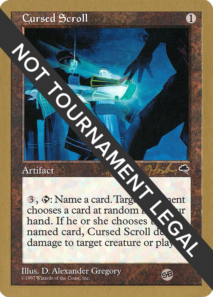 Cursed Scroll - 1998 Brian Hacker (TMP) (SB) (World Championship Decks)