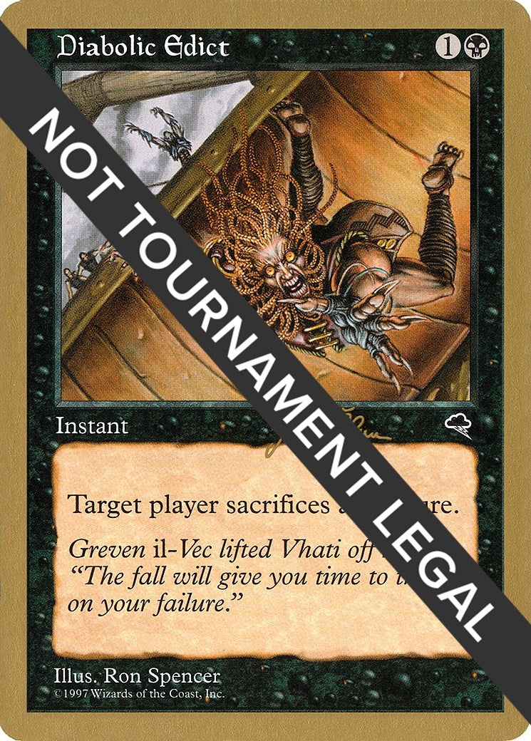 Diabolic Edict - 1999 Jakub Slemr (TMP) (World Championship Decks)