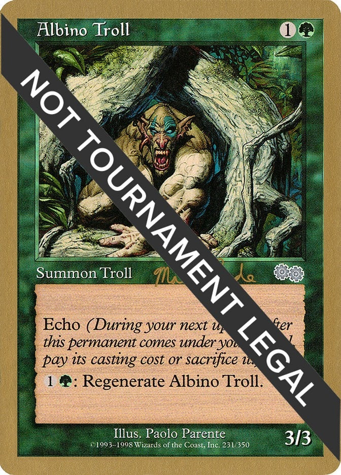 Albino Troll - 1999 Matt Linde (USG) (World Championship Decks)