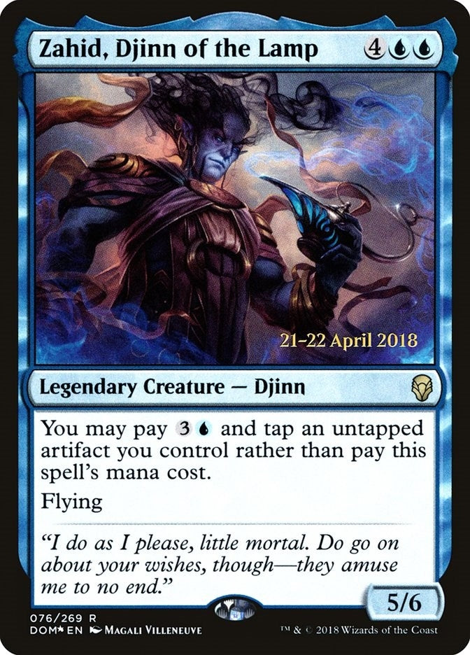 Image for Zahid, Djinn of the Lamp (76) - Magic: The Gathering