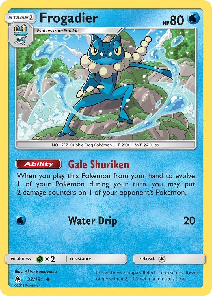 Image for Frogadier (23/131) (SM - Forbidden Light) - Pokemon