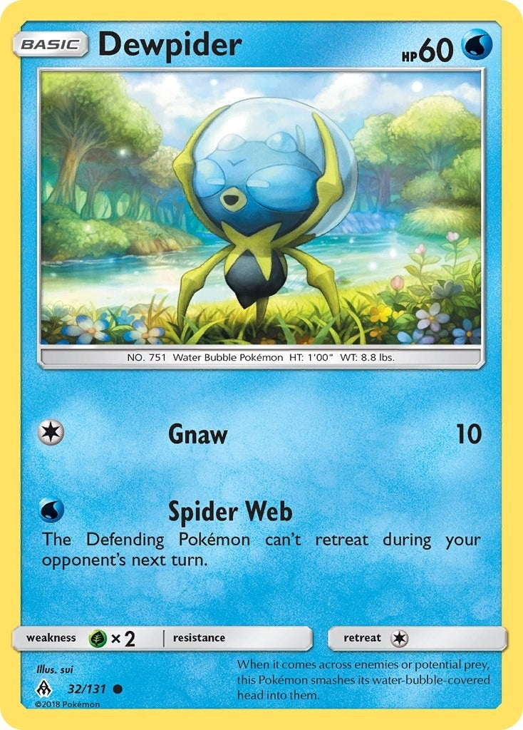 Image for Dewpider (32/131) (SM - Forbidden Light) - Pokemon
