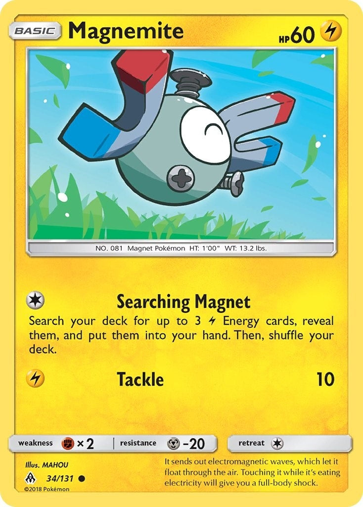 Image for Magnemite (34/131) (SM - Forbidden Light) - Pokemon