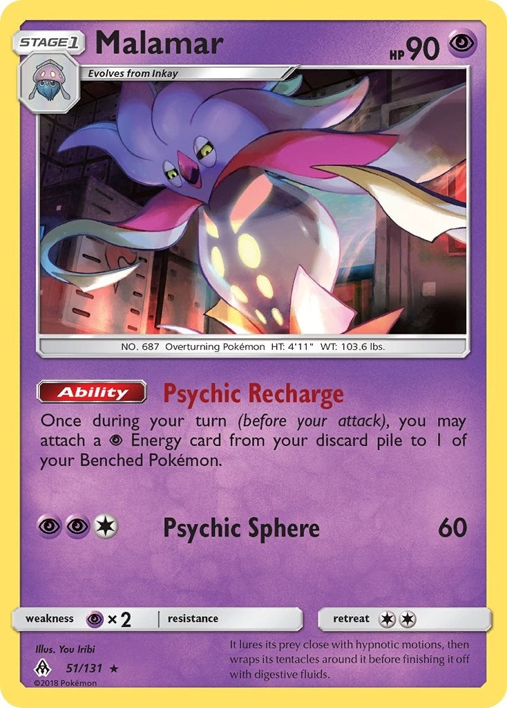 Image for Malamar (51/131) (SM - Forbidden Light) - Pokemon
