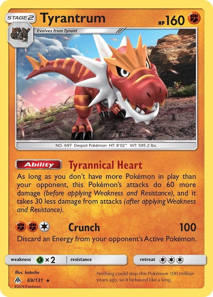 Image for Tyrantrum (69/131) (SM - Forbidden Light) - Pokemon
