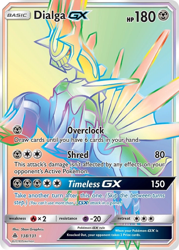 Image for Dialga GX (Secret) (138/131) (SM - Forbidden Light) - Pokemon