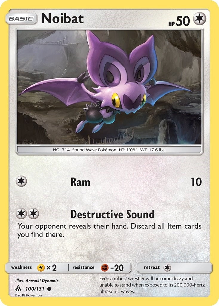 Image for Noibat (100/131) (SM - Forbidden Light) - Pokemon