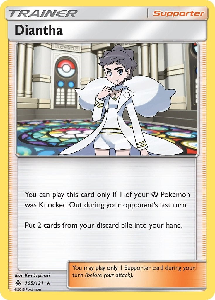 Image for Diantha (105/131) (SM - Forbidden Light) - Pokemon