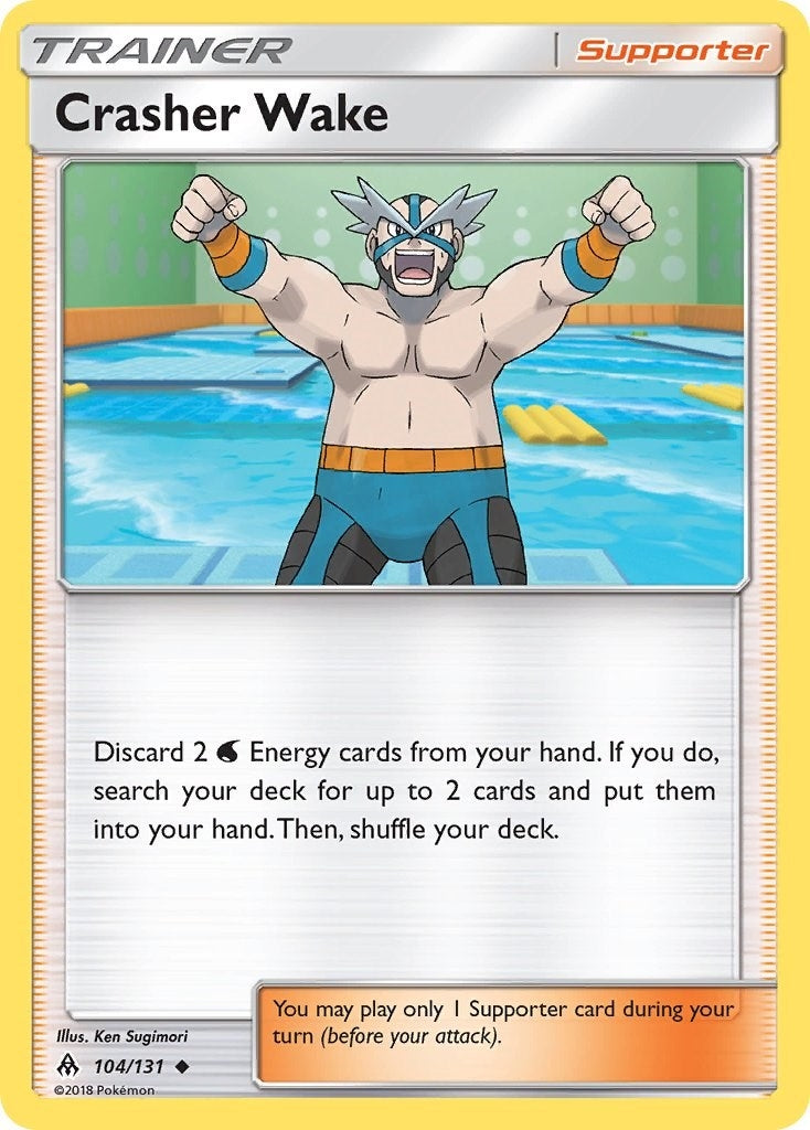 Image for Crasher Wake (104/131) (SM - Forbidden Light) - Pokemon