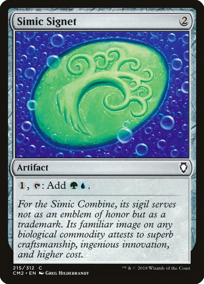 Simic Signet (215) (215) (Commander Anthology Volume II)