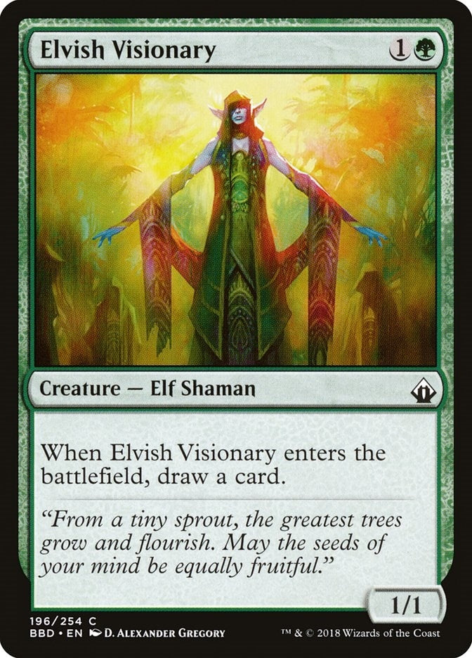 Elvish Visionary (196) (Battlebond)