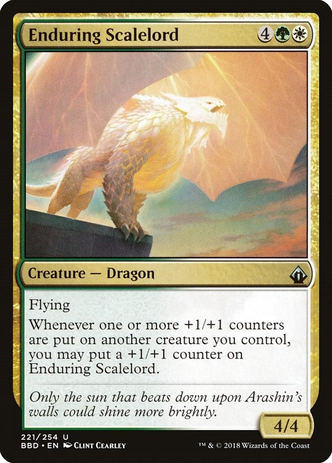 Enduring Scalelord (221) (Battlebond)