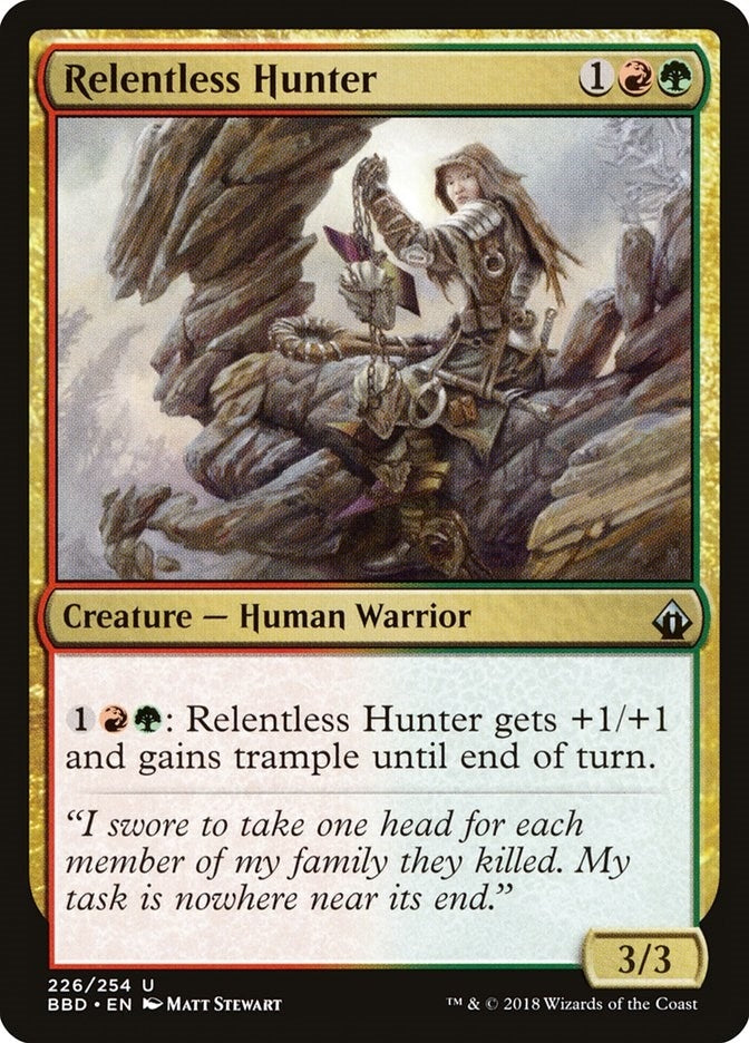 Relentless Hunter (226) (Battlebond)