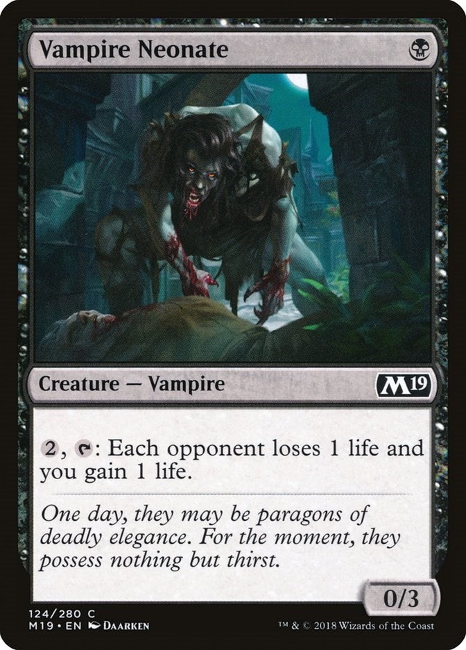 Image for Vampire Neonate (124) - Magic: The Gathering