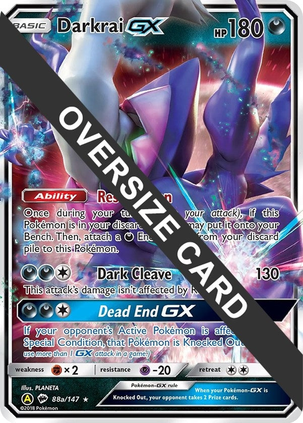 Image for Darkrai GX - 88a/147 (088a/147) (Jumbo Cards) - Pokemon