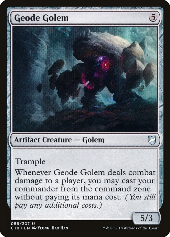 Geode Golem (56) (Commander 2018)