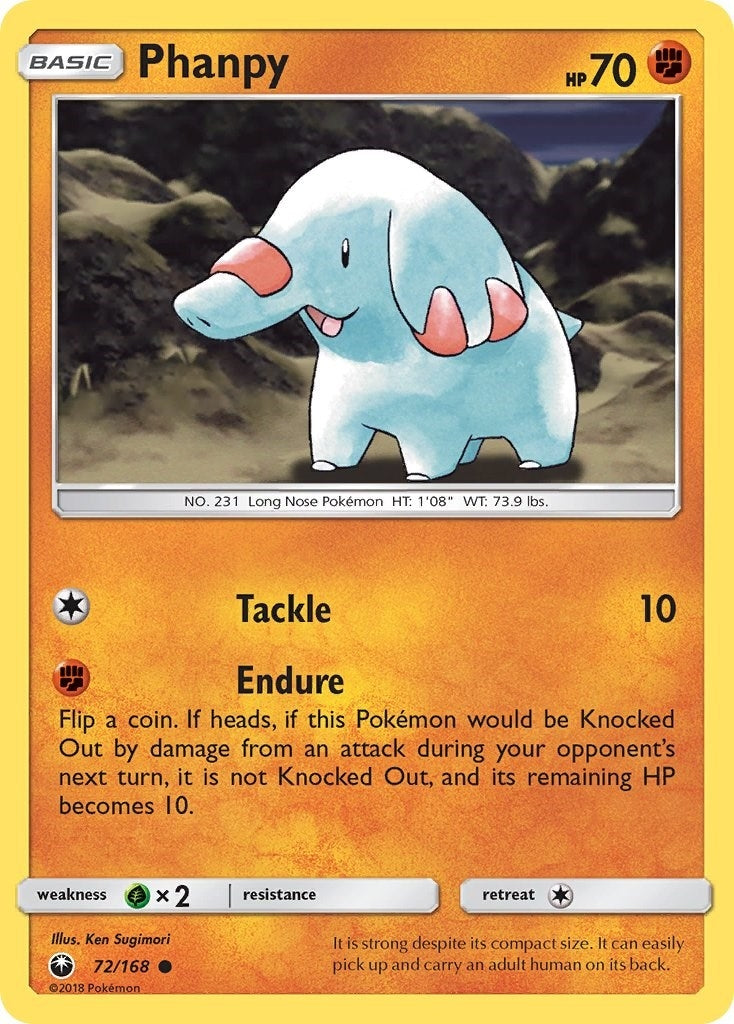 Image for Phanpy (72/168) (SM - Celestial Storm) - Pokemon