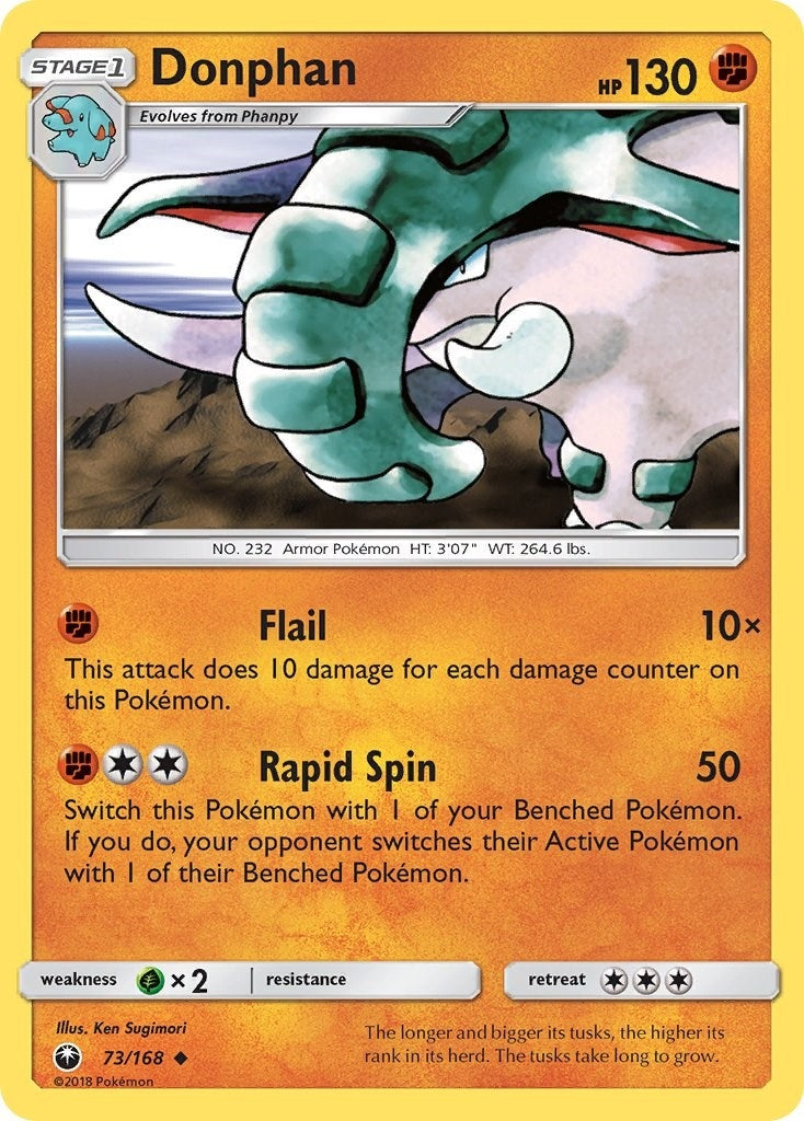 Image for Donphan (73/168) (SM - Celestial Storm) - Pokemon
