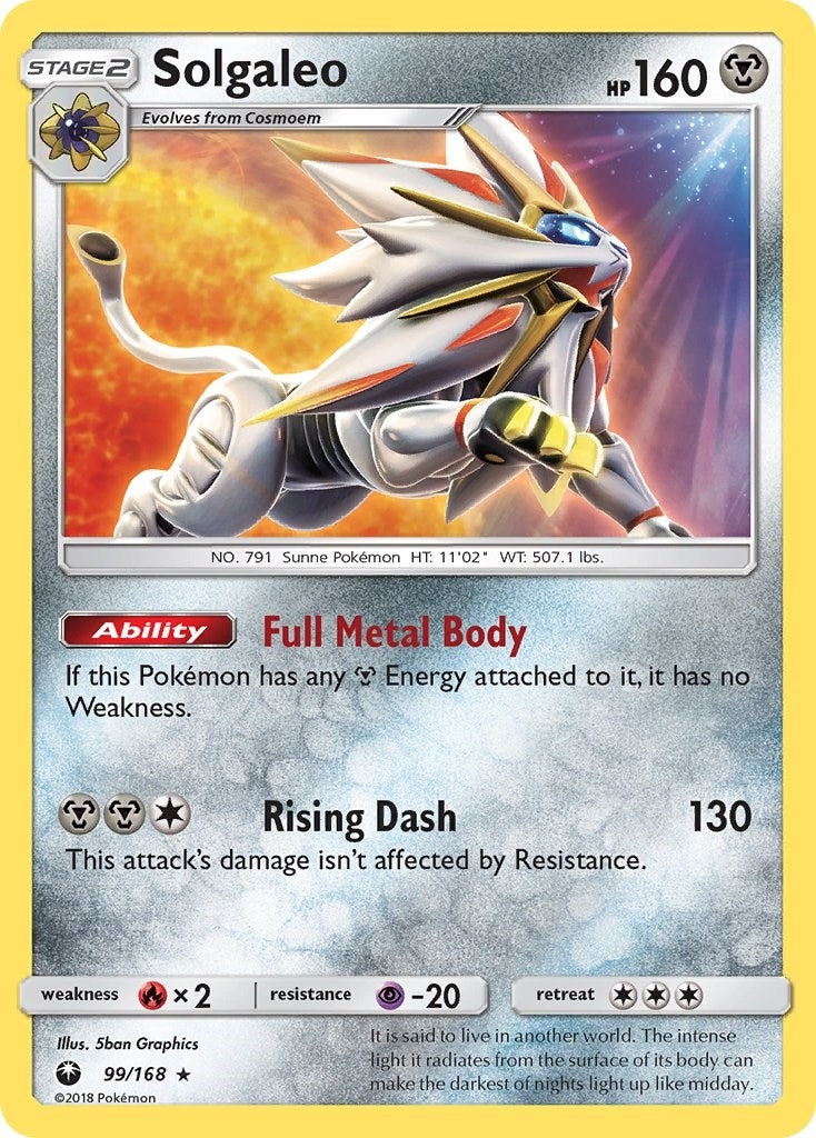 Image for Solgaleo (99/168) (SM - Celestial Storm) - Pokemon