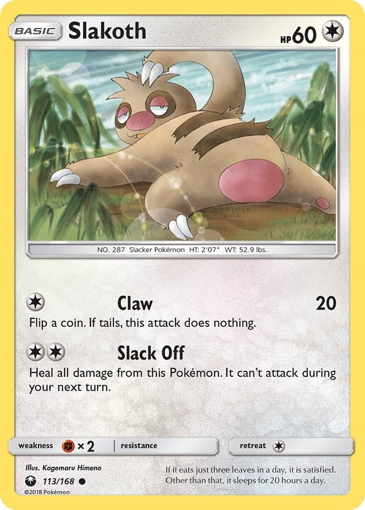Image for Slakoth (113/168) (SM - Celestial Storm) - Pokemon