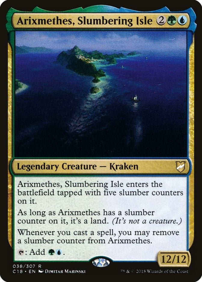 Arixmethes, Slumbering Isle (38) (Commander 2018)