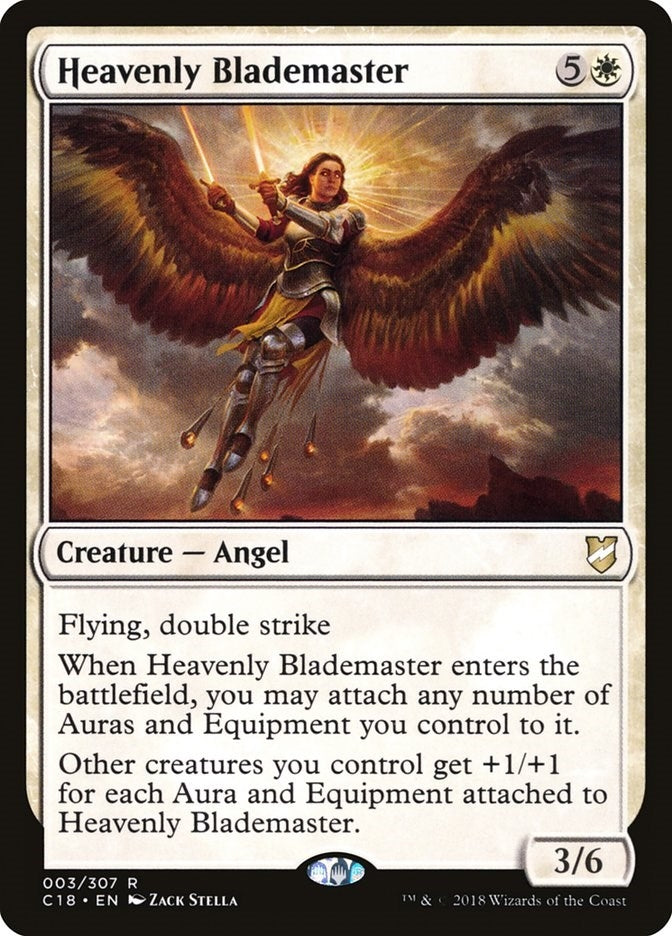 Heavenly Blademaster (3) (Commander 2018)